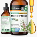 BIO KRAUTER® Suplemento para Perimenopausia y Menopausia - Tintura Vegana de Agripalma 118 ml (4 oz) - 56 días - Sin Alcohol ni Azúcar - 650 mg por dosis