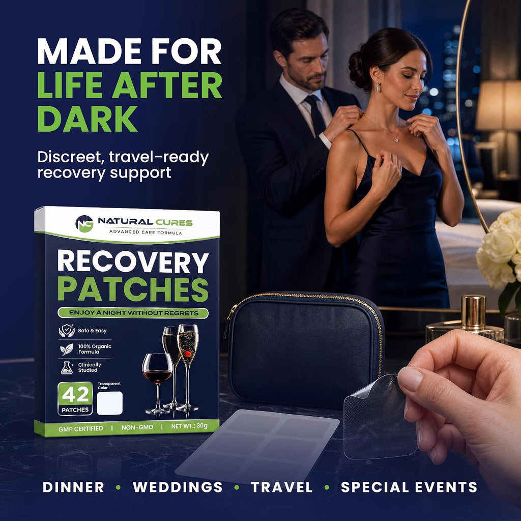 Recovery Patches 42 Parches - Recupérate y Despierta Renovado con Ingredientes Naturales