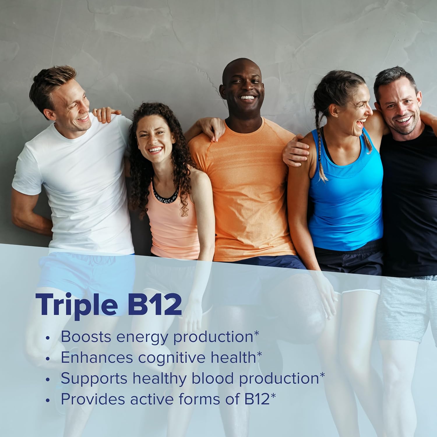 Superior Source Triple B-12 NO Shot 3,000 mcg - Suplemento para el sistema cardiovascular y energía - Apoyo para la salud del corazón con metilcobalamina - 60 comprimidos de disolución instantánea