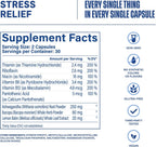 Habit Stress Relief Supplement (60 Cápsulas) - Apoya la Relajación y el Equilibrio del Estado de Ánimo, con Vitaminas B y Adaptógenos