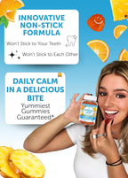 Lunakai Calm & Stress Relief Gummies – Gomas calmantes con GABA y L-teanina, 60 unidades