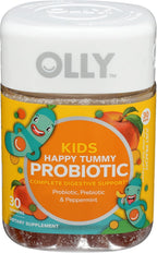 OLLY Kids Multivitamin + Probiotic Gummy - Gomitas multivitamínicas con probióticos para niños, sabor bayas, 70 unidades (pack de 3)