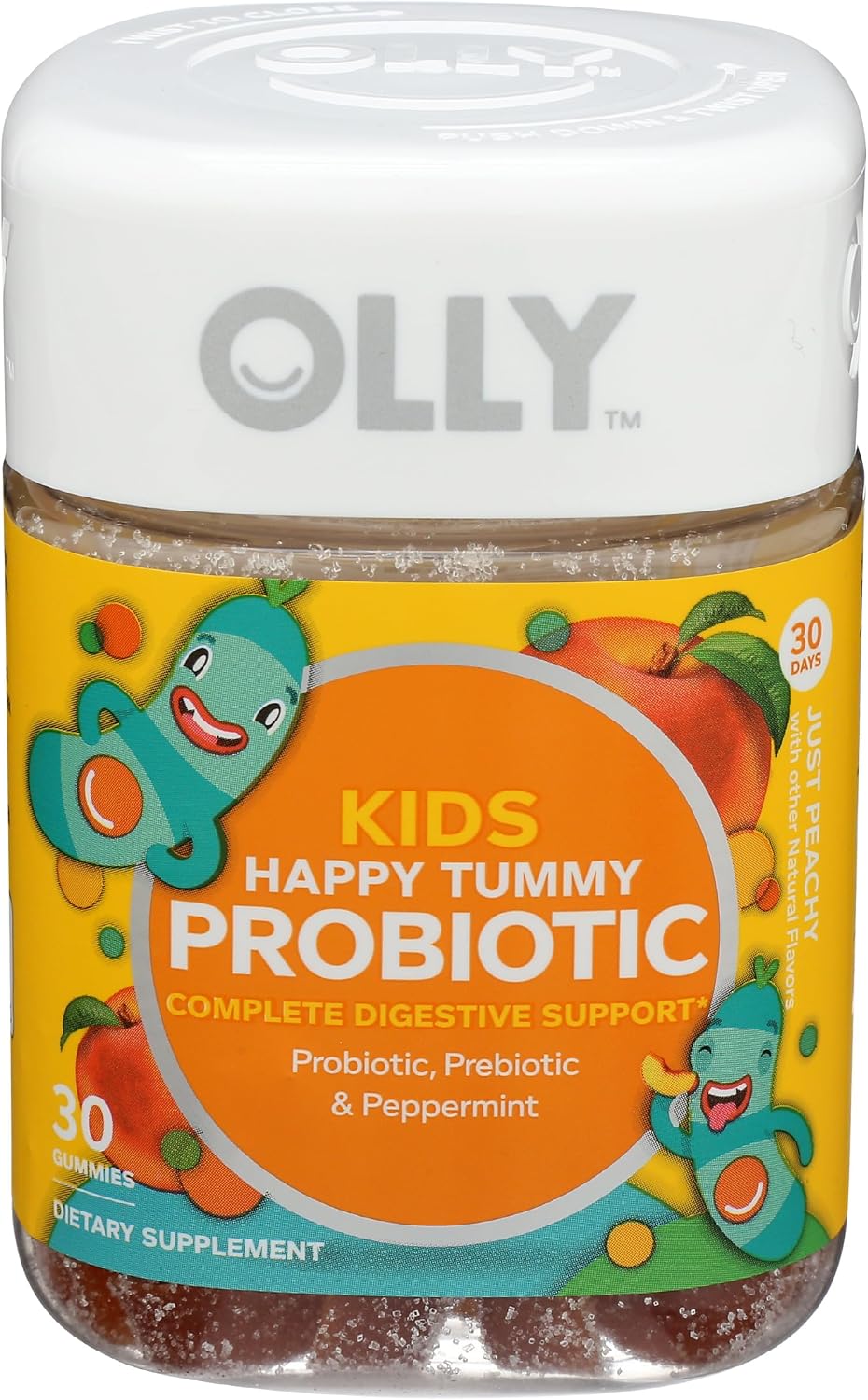 OLLY Kids Multivitamin + Probiotic Gummy - Gomitas multivitamínicas con probióticos para niños, sabor bayas, 70 unidades (pack de 3)