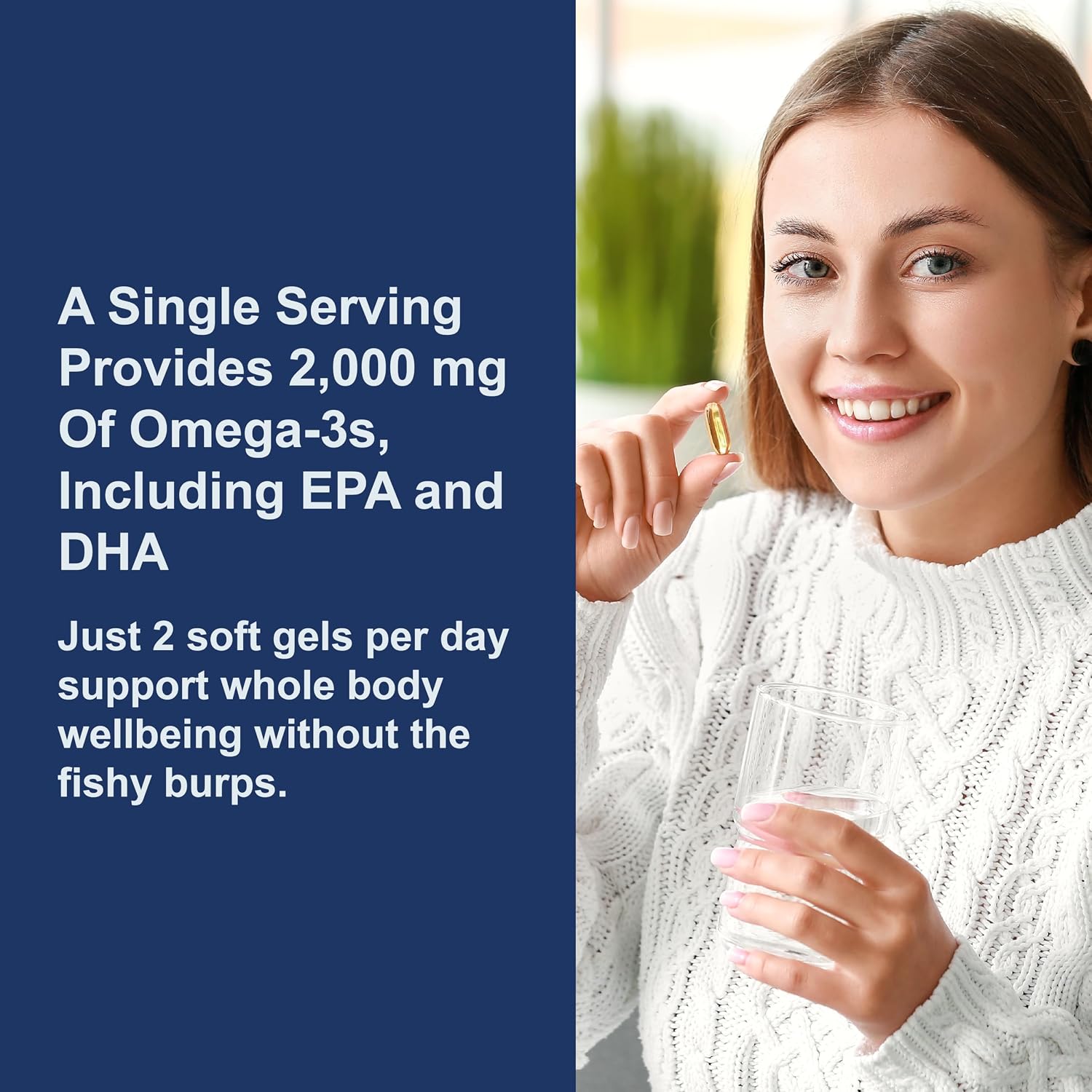 Carlson Maximum Omega 2000 - 2000 mg de Omega-3 con EPA y DHA, Aceite de Pescado Noruego, 120 Cápsulas