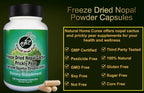 Nopal Cactus Capsules and Prickly Pear Drops Combo, 120 cápsulas + 60 ml