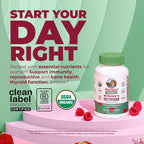 MaryRuth's Multivitamin Gominolas para Mujeres a partir de 14 Años | Apoyo Inmunológico | Salud de Piel y Cabello | Salud Reproductiva | Vitamina A C D E B6 B12 Biotina Zinc Yodo | Orgánico | Vegano | No GMO | 60 Unidades