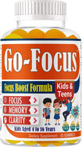 BrightKids Omega 3 y DHA Gominolas para Niños - Enfoque y Memoria