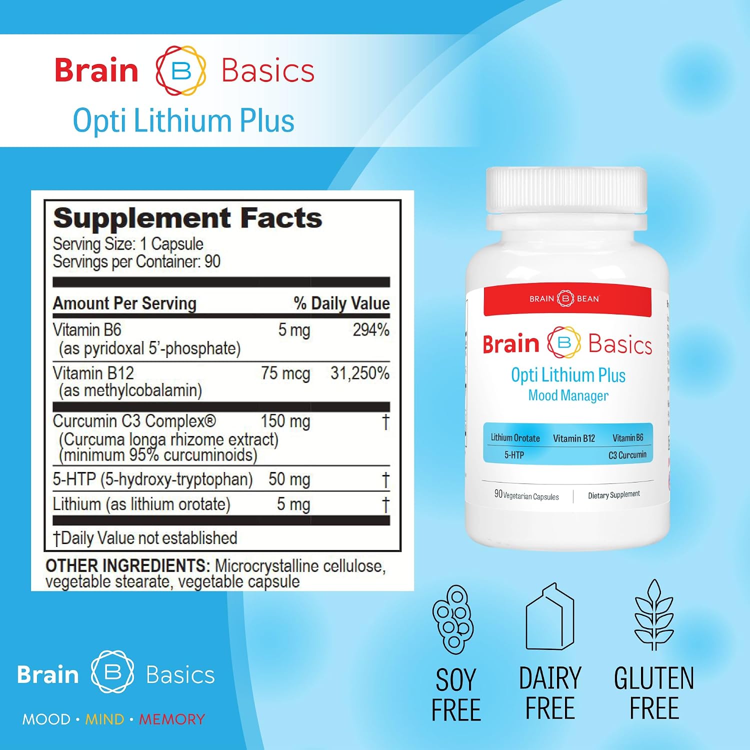 Opti Lithium Plus: Suplemento para la Salud Cerebral y Cognitiva