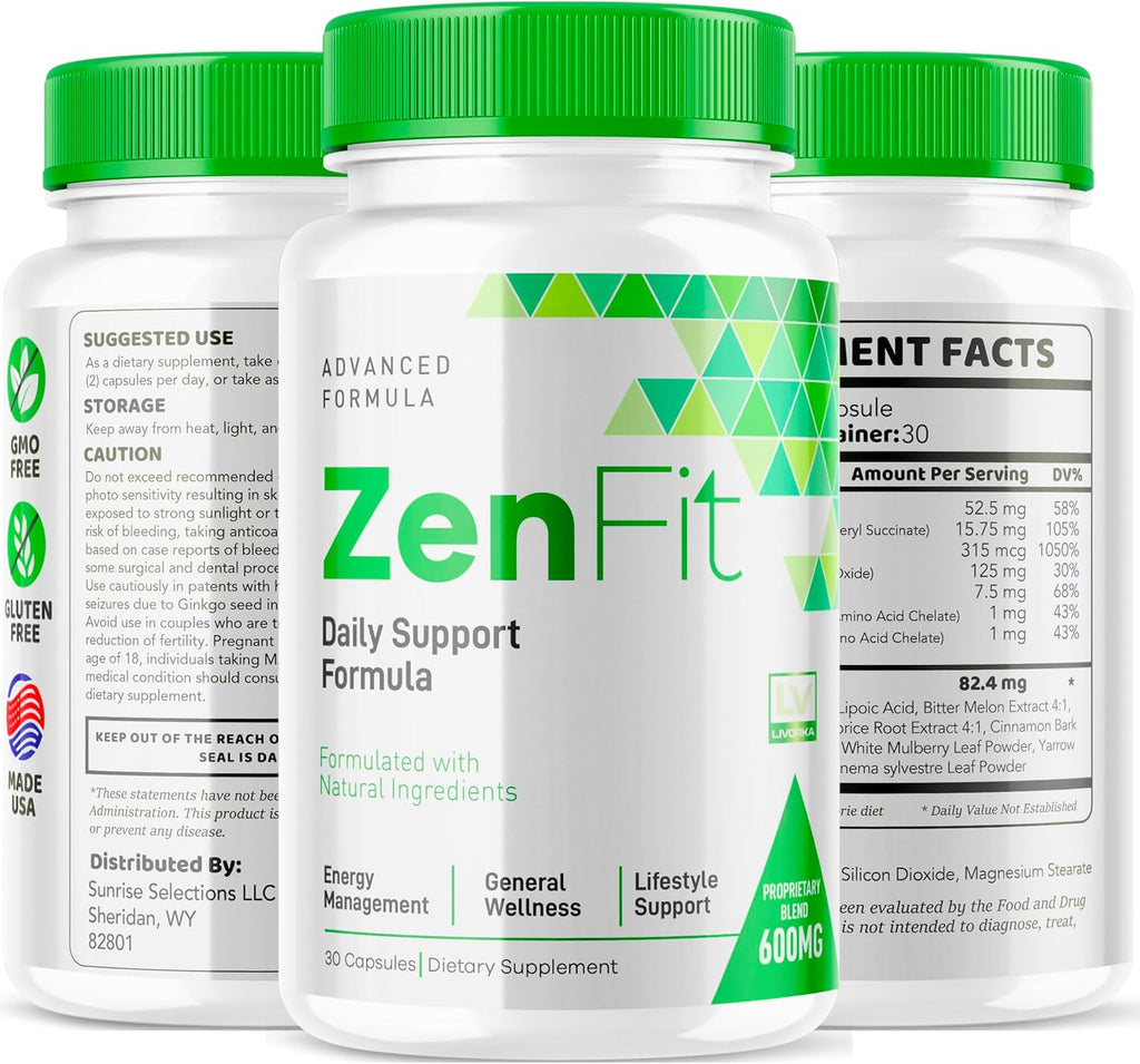 LIVORKA Zenfit Cápsulas (Pack de 2) - 60 Cápsulas, Suplemento Natural