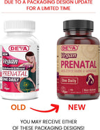 DEVA Vitaminas Prenatales Veganas - Multivitamínico y Mineral - 90 Comprimidos