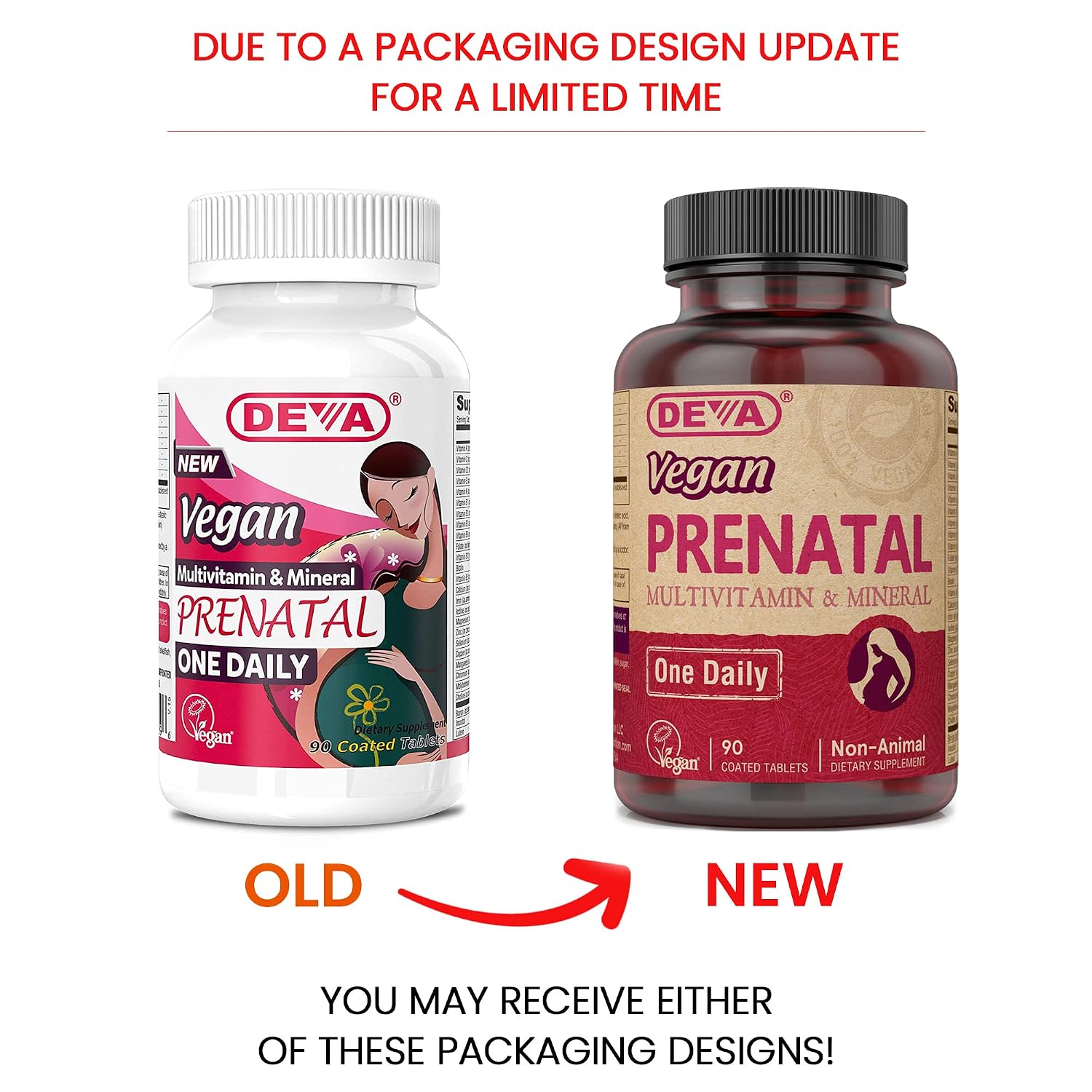 Deva Multivitamínico Prenatal Vegano - 90 Comprimidos