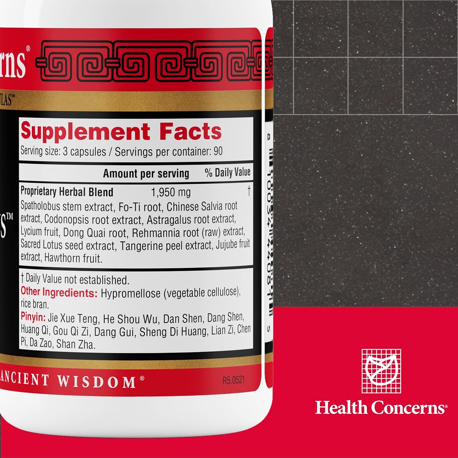Health Concerns Marrow Plus – Complemento Herbal para Médula Ósea y Sangre – 270 Cápsulas