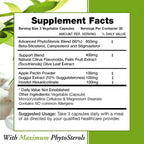 Natural Omega 3-6-9 Blend con DPA, EPA, DHA, ALA y GLA - Aceite de Linaza Orgánico y Aceite de Pescado Salvaje - Más de 2800 mg - Sin Gluten - 60 Cápsulas (Paquete de 2)