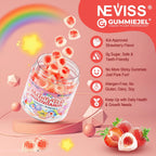 Neviss Multivitamínico Infantil en Gominolas + Calcio, Probióticos, Vitamina D3, C, B12 Metilada y Metilfolato - 60 Gominolas