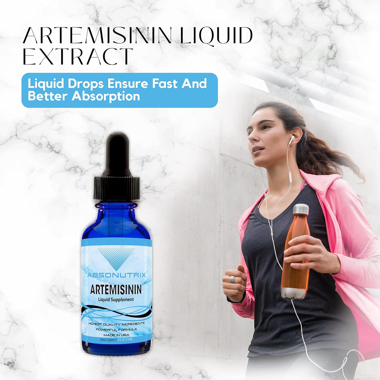Absonutrix Artemisina 580mg por ración, 118 ml (4 oz) - Líquido