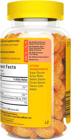 Nature Made Vitamin C 250 mg Gummies - 80 Tangerine Flavored Gummies