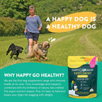Happy Go Healthy Suplemento de Probióticos para la Salud Intestinal del Perro | Apoya la Digestión y el Sistema Inmunitario | Ingredientes Naturales | 21 dosis