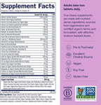 True Grace Multivitamínico Prenatal - Recambio de 120 Comprimidos Veganos - Con Metilfolato y Colina - Sin Gluten, Sin Soja - 60 Porciones
