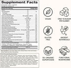 Gominolas de Nutrición Diaria Esencial - 9 Aminoácidos Esenciales + Vitaminas, Minerales y Superalimentos Orgánicos - Nutrición Fermentada para Energía, Cerebro e Inmunidad – Niños – 28 unidades