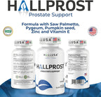 Hallusa Natural HALLPROST - 60 Cápsulas - Suplemento para la Salud de la Próstata