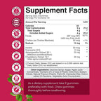 Fertility Gummies para Mujeres – Gominolas de Inositol con Myo-Inositol, Ácido Fólico y Vitex – Sabor Melocotón – 60 Unidades