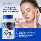 Liver Flow Plus Cápsulas - Fórmula de Salud Hepática e Intestinal (3 Envases)