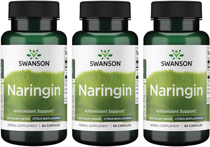 Swanson Naringina 500 mg - Bioflavonoide Cítrico Antioxidante (60 Cápsulas, Paquete de 2) – Image 9