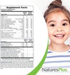 NaturesPlus Animal Parade Gold Multivitamínico Infantil Sabor Naranja - 120 Comprimidos Masticables (Pack de 2)