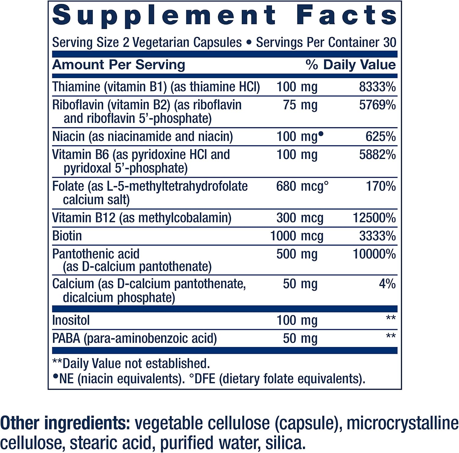 Life Extension BioActive Complete B-Complex, 60 Vegetarian Capsules