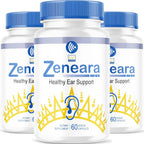 (3 Pack) Zeneara Capsules - Healthy Ear Support Supplement, 180 Cápsulas (3 Meses)