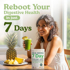 Atlantic Naturals Sea Moss 7-Colon Cleanse Powder – Sabor Piña, 397 g