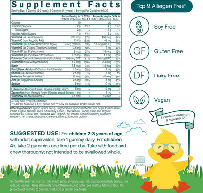 True Grace True Littles Daily Kids Multi - – Huesos y dientes fuertes: La vitamina D3 y la vitamina K2 contribuyen – Image 2