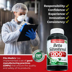 FITO MEDIC'S Lab Beta-sitosterol 1200 mg | 240 Cápsulas | Esteroles Vegetales