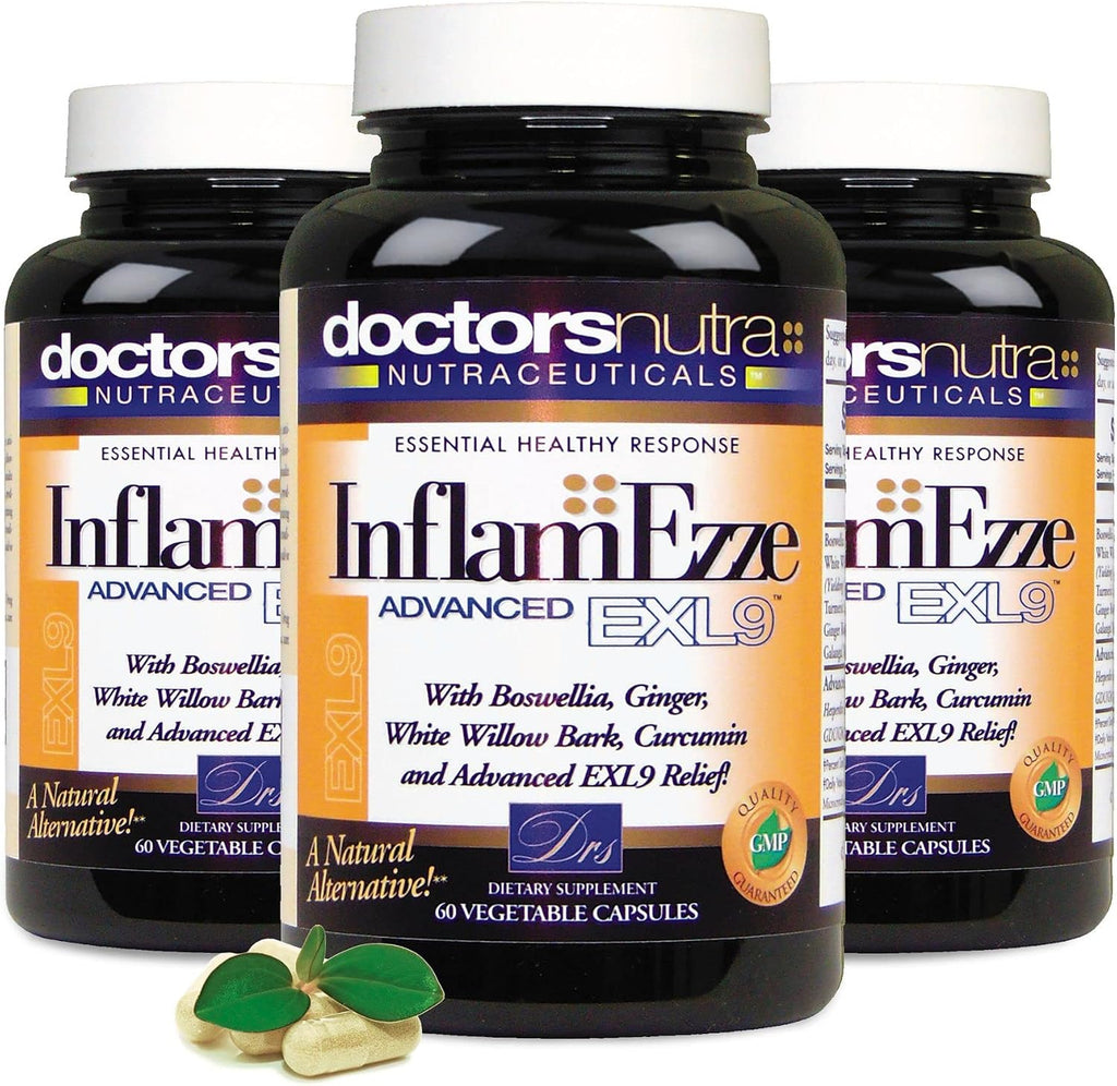 Doctors Nutra Nutraceuticals InflamEzze (Paquete de 2) - 120 Cápsulas