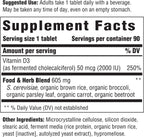 INNATE Response Formulas Vitamina D3 2000UI (50 mcg) - 90 Comprimidos