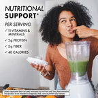 BlueBonnet Nutrition Copos de Levadura Nutricional No Amarga - Proteína Vegetal, Vitaminas B y Vitamina D - No Transgénico, Vegano, Kosher, Sin Gluten, Sin Soja - 300 g, 30 Raciones