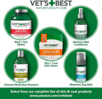 Vet's Best Snacks Masticables con Levadura de Cerveza y Ajo, Omega 3 para Perros, 60 unidades
