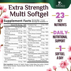 Nature's Nutrition Multivitamínico para Mujeres - Completo con Calcio, Hierro, Zinc y Vitaminas - 60 Cápsulas