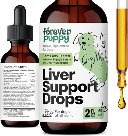 Forever Puppy Liver Support Drops - Gotas de – Extracto de semillas de cardo mariano (silimarina): el componente – Image 1