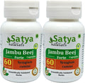 Jambu Beej Forte Cápsulas 500 mg · 60 cáps. vegetales (2 frascos) – Extracto de Jamun (Syzygium Cumini) 10:1 – Suplemento herbal ayurvédico