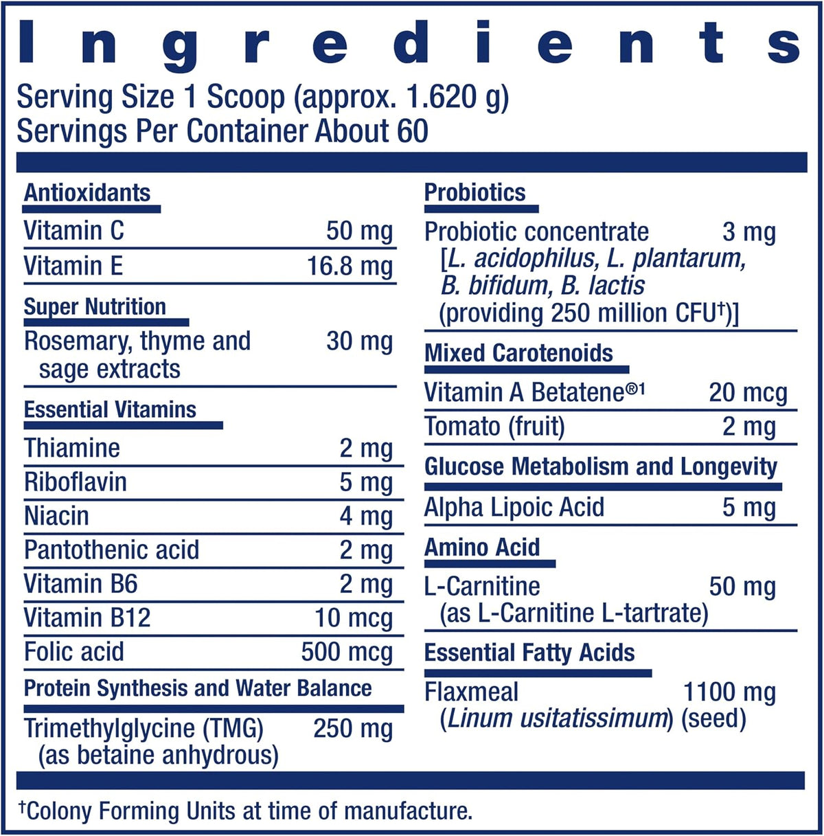 Life Extension Dog Mix - Multivitamínico y Suplemento para Perros con Probióticos, L-Carnitina y Vitaminas, Sin OGM, 60 Dosis – Image 3