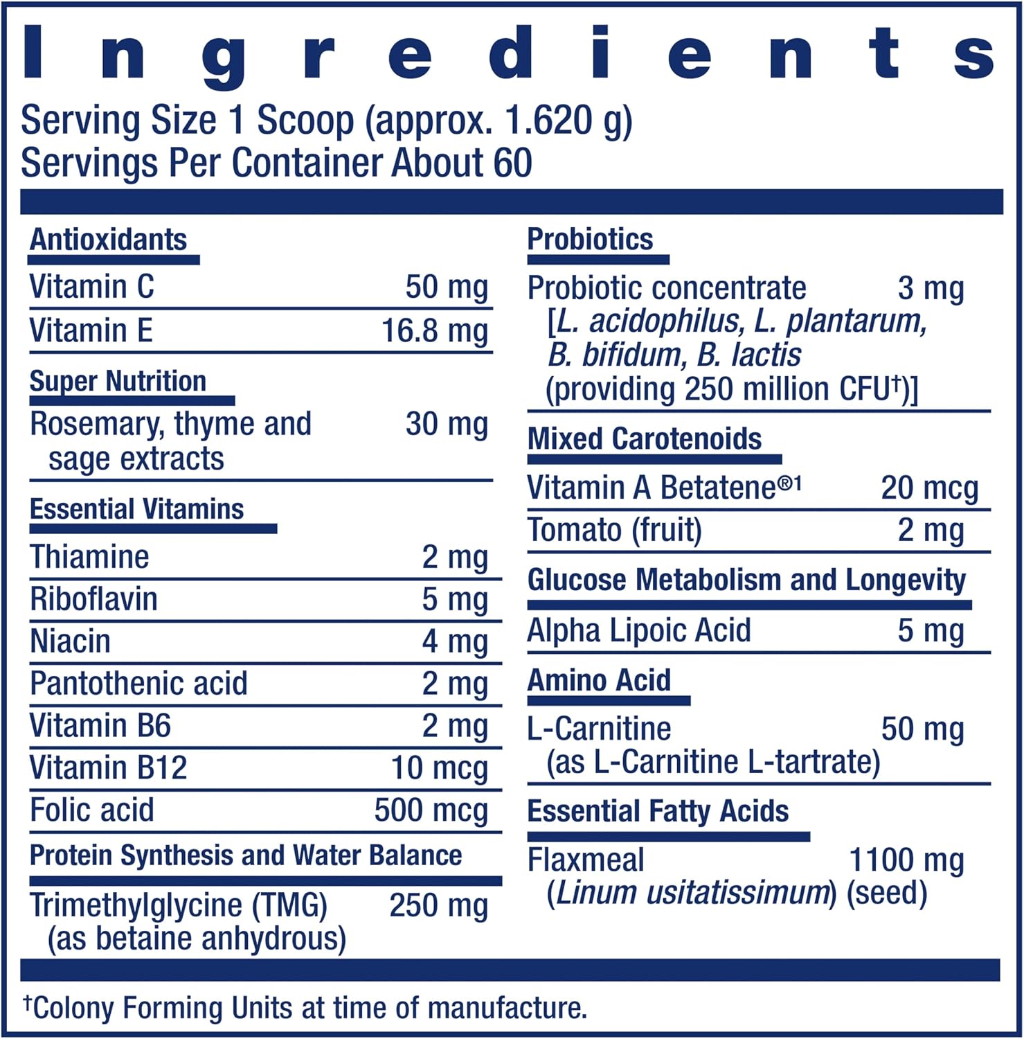 Life Extension Dog Mix - Multivitamínico y Suplemento para Perros con Probióticos, L-Carnitina y Vitaminas, Sin OGM, 60 Dosis