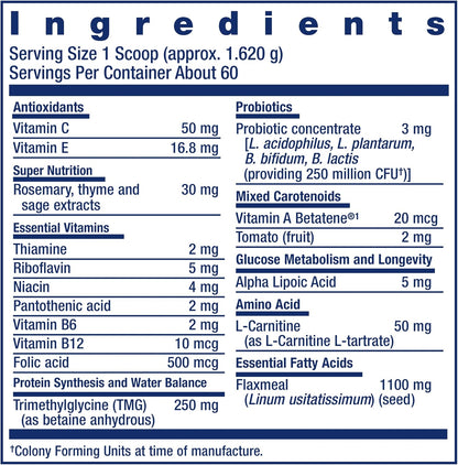 Life Extension Dog Mix - Multivitamínico y Suplemento para Perros con Probióticos, L-Carnitina y Vitaminas, Sin OGM, 60 Dosis – Image 3