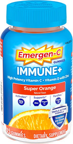 Emergen-C Immune+ Triple Action Gominolas - 45 unidades - Sabor Naranja