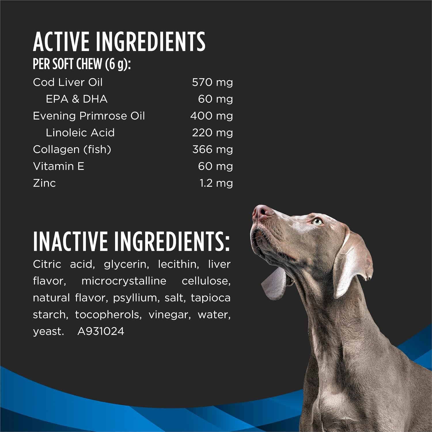 Purina Pro Plan Suplemento de Cuidado de la Piel para Perros con Aceite de Pescado Omega-3, EPA y DHA
