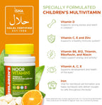 Noor Vitamins Children's Chewable Multivitamin with Iron - 60 Tablets (2 Month Supply)