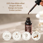 Resina de Sangre de Dragón Luna Sundara - 1 oz (30 ml) - 100% Pura, Sin Alcohol