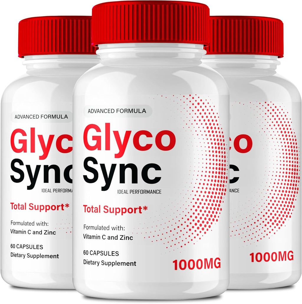 Glyco Sync Glyco Optimizer Capsules - Fórmula Premium para Circulación Saludable y Niveles Estables (3 Pack)