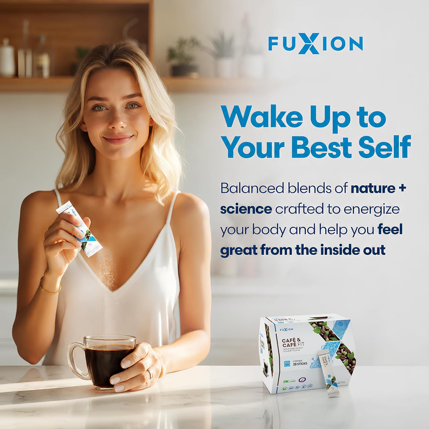 FuXion Café Fit - Café Gourmet para Control de Apetito y Metabolismo