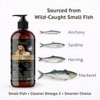 Aceite de Pescado Omega-3 para Perros y Gatos – EPA y DHA – 473 ml